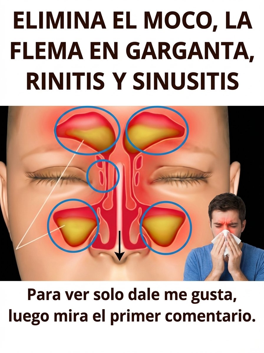 ¡Basta de Moco y Flema! 4 Remedios Caseros Sorprendentes que te Devolverán la Respiración al Instante