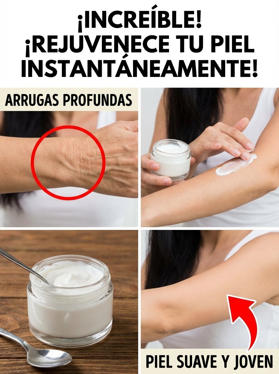 El Secreto Olvidado de los Abuelos: ¿Puede esta crema casera de yogur borrar las arrugas de tus brazos en minutos? ¡La verdad que nadie te ha contado!