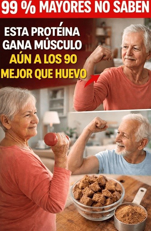 ¡Alerta! Si tienes más de 70, estás perdiendo músculo en silencio: El hábito proteico "secreto" que DEBES empezar HOY mismo