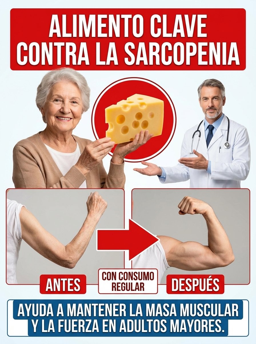 ¡ATENCIÓN Adultos Mayores! El Queso Diario Que NADIE TE HA DICHO Que Fortalece Brazos y Piernas Y Combate la Debilidad Muscular (La Ciencia Lo Confirma)