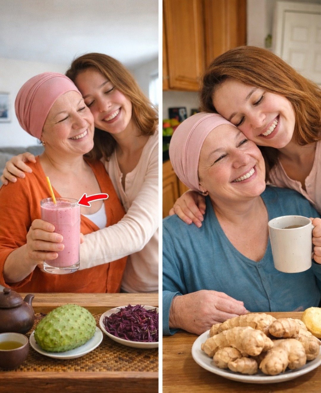 El Papel de la Guanábana, el Jengibre y la Col Morada en el Bienestar Durante el Tratamiento Oncológico