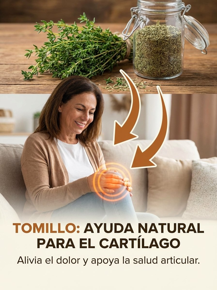 ¡No Ignoren Esto! El Hábito Secreto con Tomillo que Tus Rodillas Te Rogarán Que Adoptes Hoy Mismo