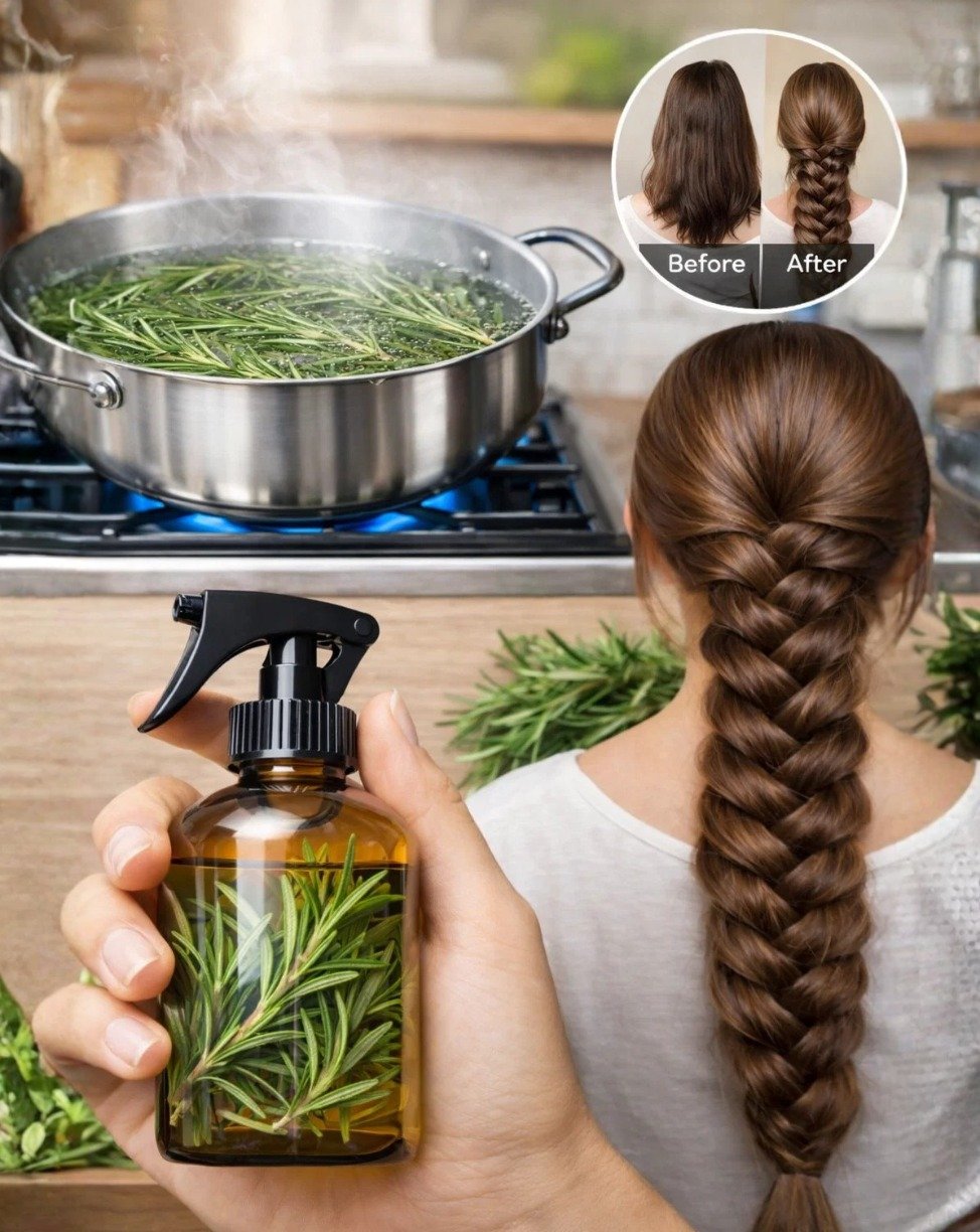 ¡El Secreto MILENARIO de tu Abuela para un Cabello Espectacular Revelado! La Ciencia AHORA Confirma el Poder del Spray de Romero