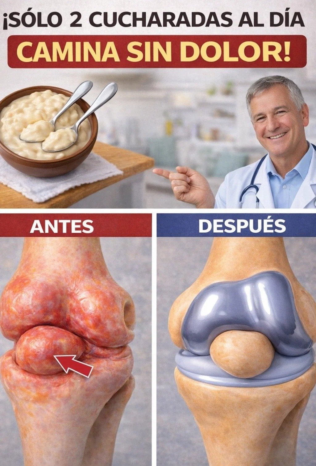 🦵 Un Ortopedista de 97 Años Comparte el Secreto Alimenticio Diario para la Salud de Rodillas y una Movilidad Óptima