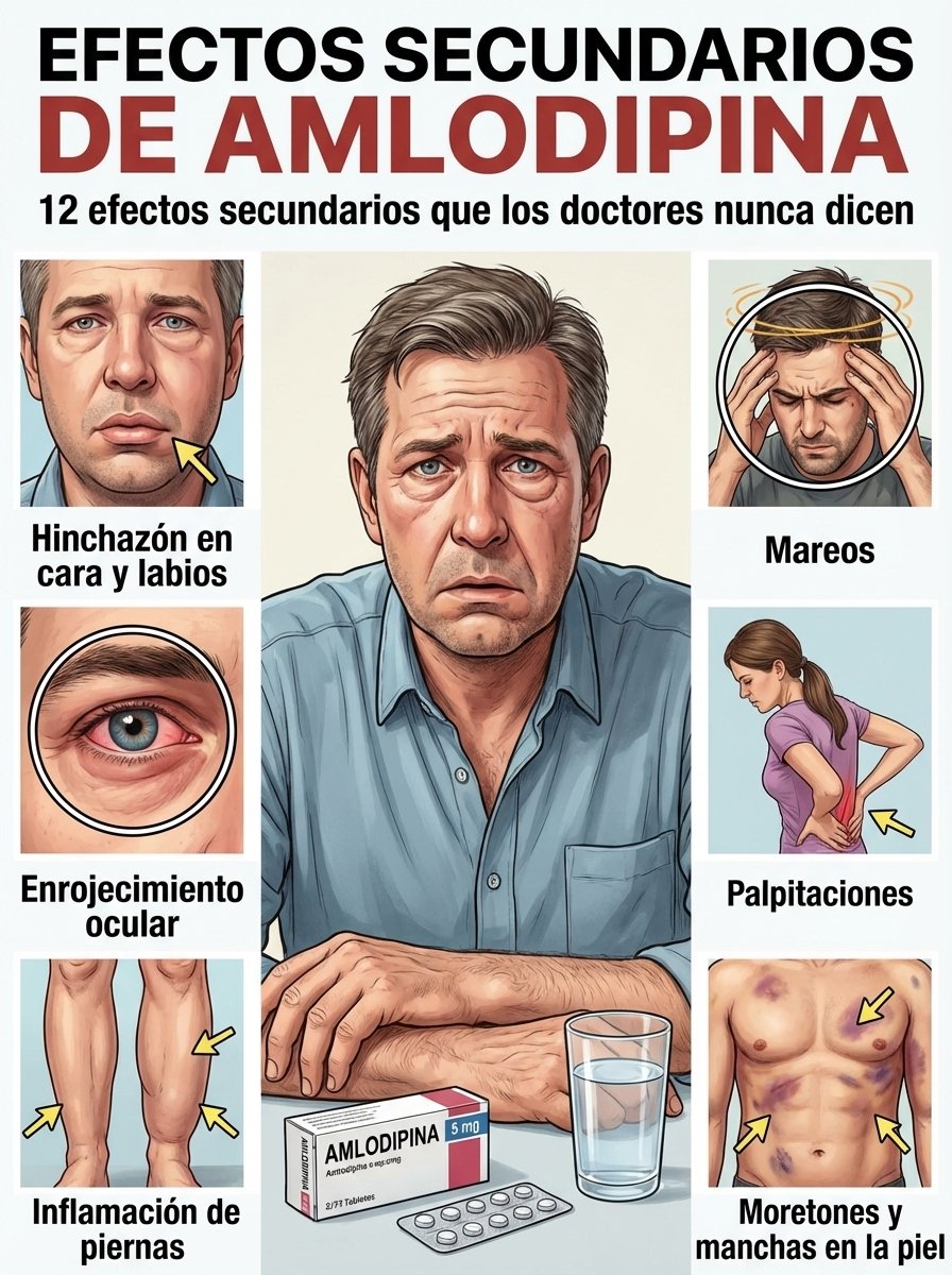 Amlodipina: ¿Por qué tus tobillos se hinchan? Los 12 efectos secundarios que DEBES conocer y cómo aliviarlos YA