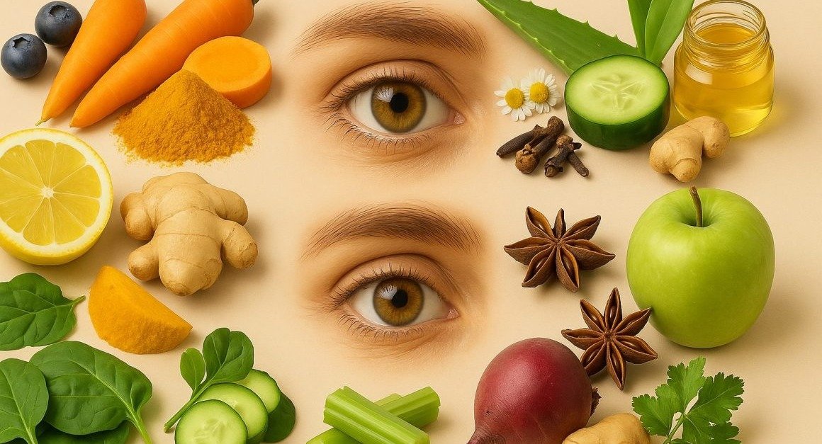 Potentes Recetas Naturales para Aliviar la Vista Cansada y la Visión Borrosa