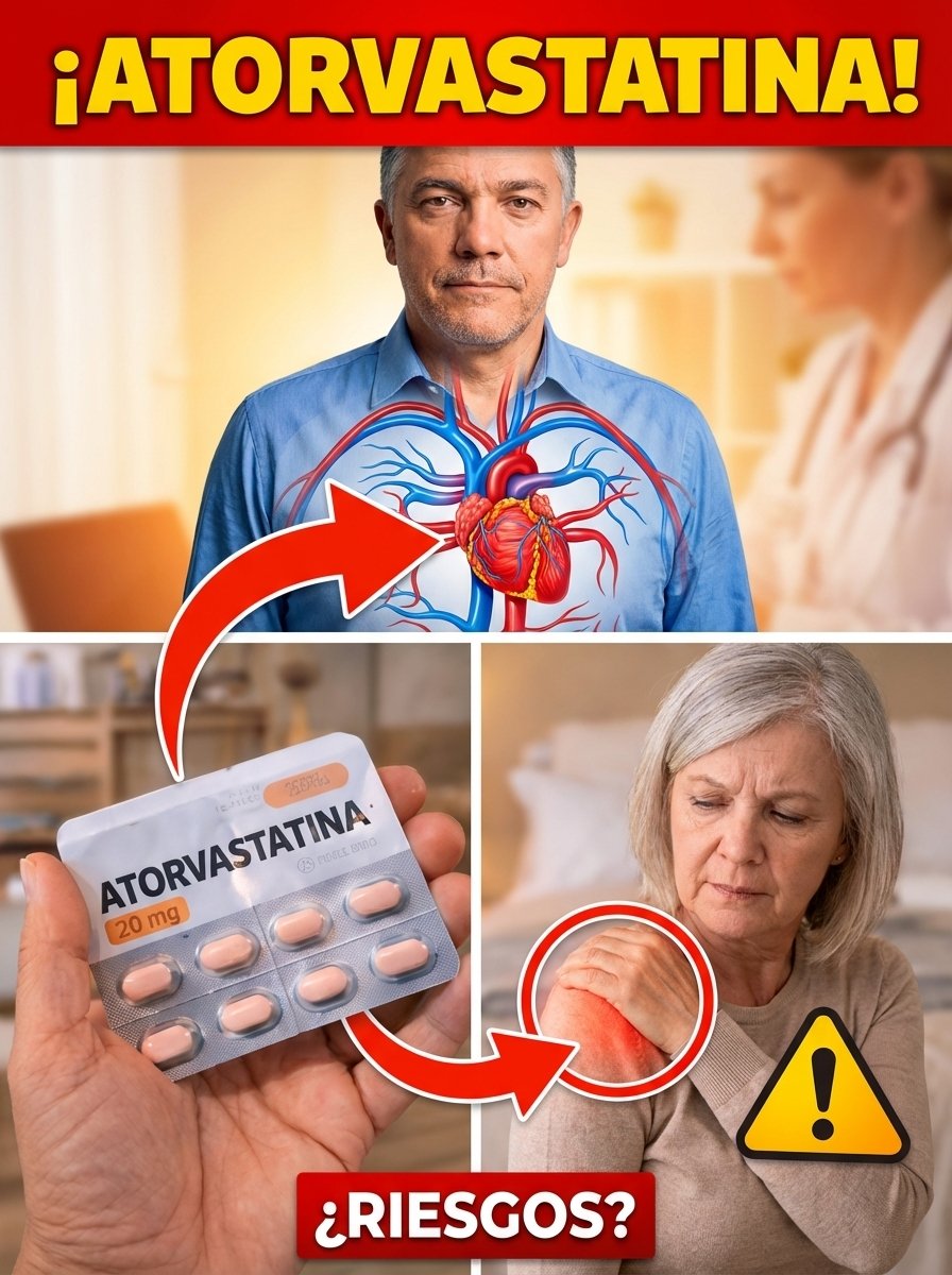 ¡ALERTA! Si Tomas Atorvastatina, ESTAS 5 Señales OCULTAS Podrían Estar Afectando Tu Salud (y Nadie Te Lo Dice)