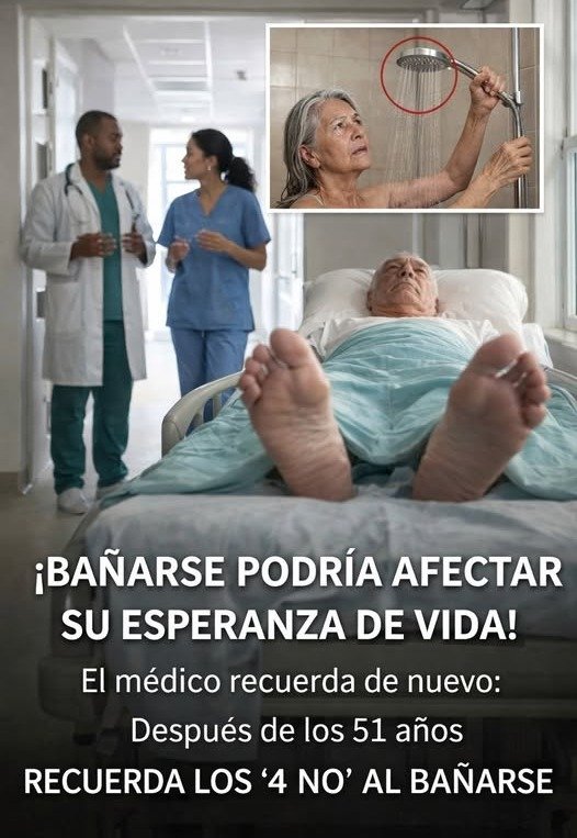 Ducharse Después de los 50: 4 Hábitos Comunes que Podrían Ser Peligrosos y Cómo Proteger Tu Bienestar