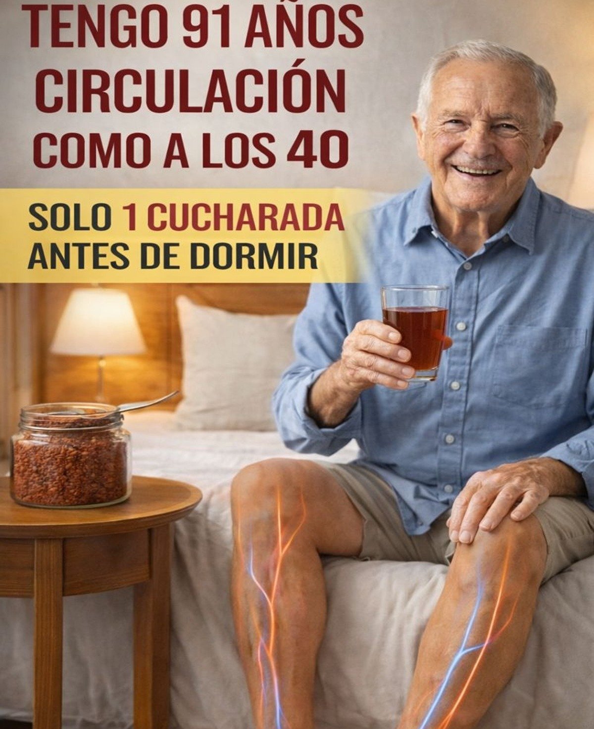 Personas mayores: El hábito de beber agua antes de dormir que impacta tu descanso (y cómo gestionarlo correctamente)