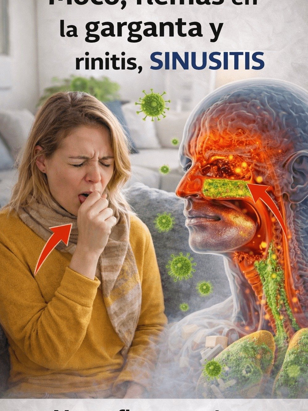 Moco y Flema Constantes: El Hábito Secreto de 1 Minuto Que Nadie Te Contó Para Sentirte Increíble (¡Adiós Molestias!)