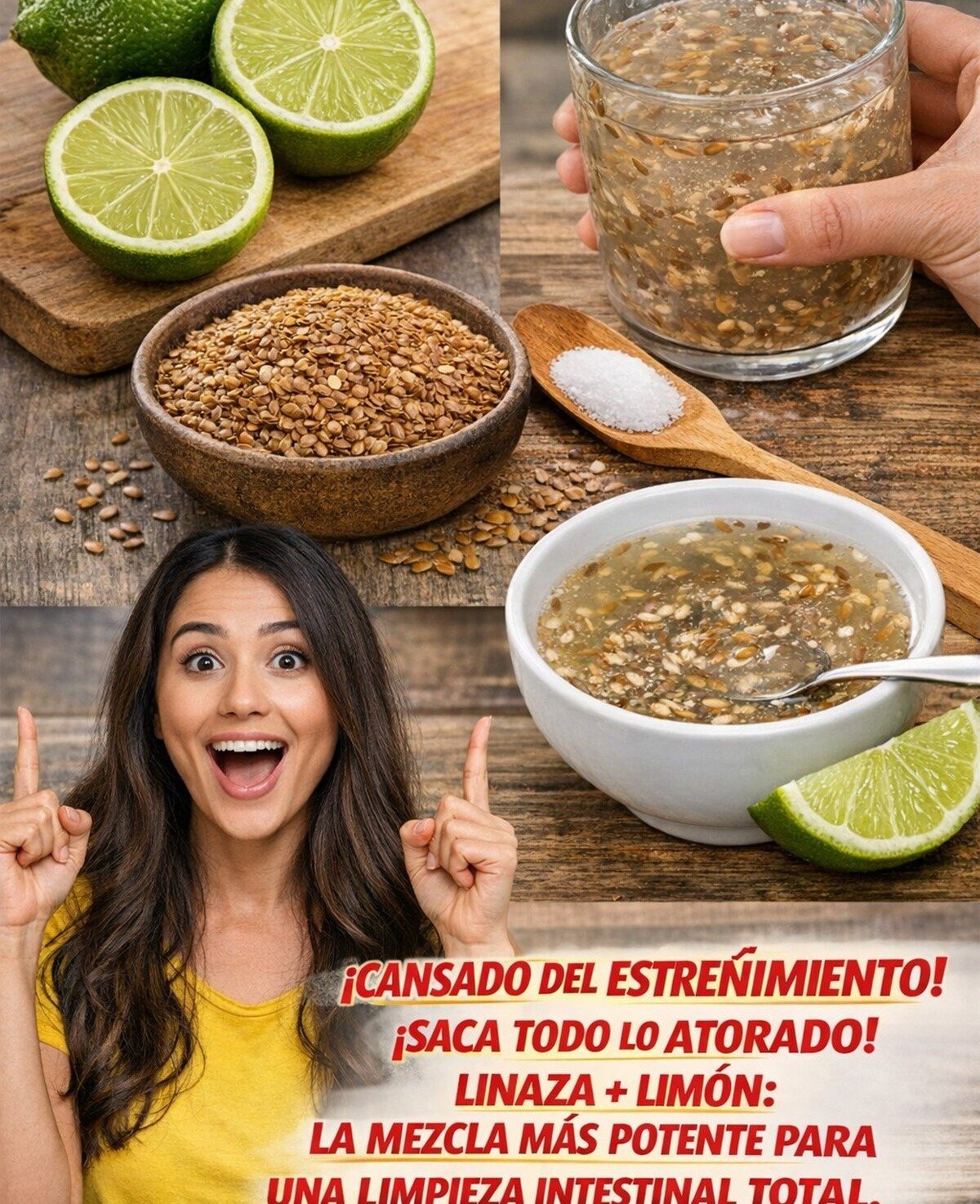 🌿 Alivio Natural del Estreñimiento: Guía Definitiva con Linaza, Limón y Magnesio