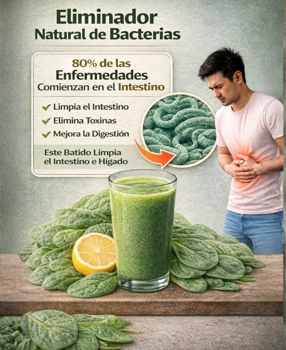 Bebida de Espinaca para el Bienestar: Un Superalimento Verde Clave para la Salud Digestiva y la Vitalidad