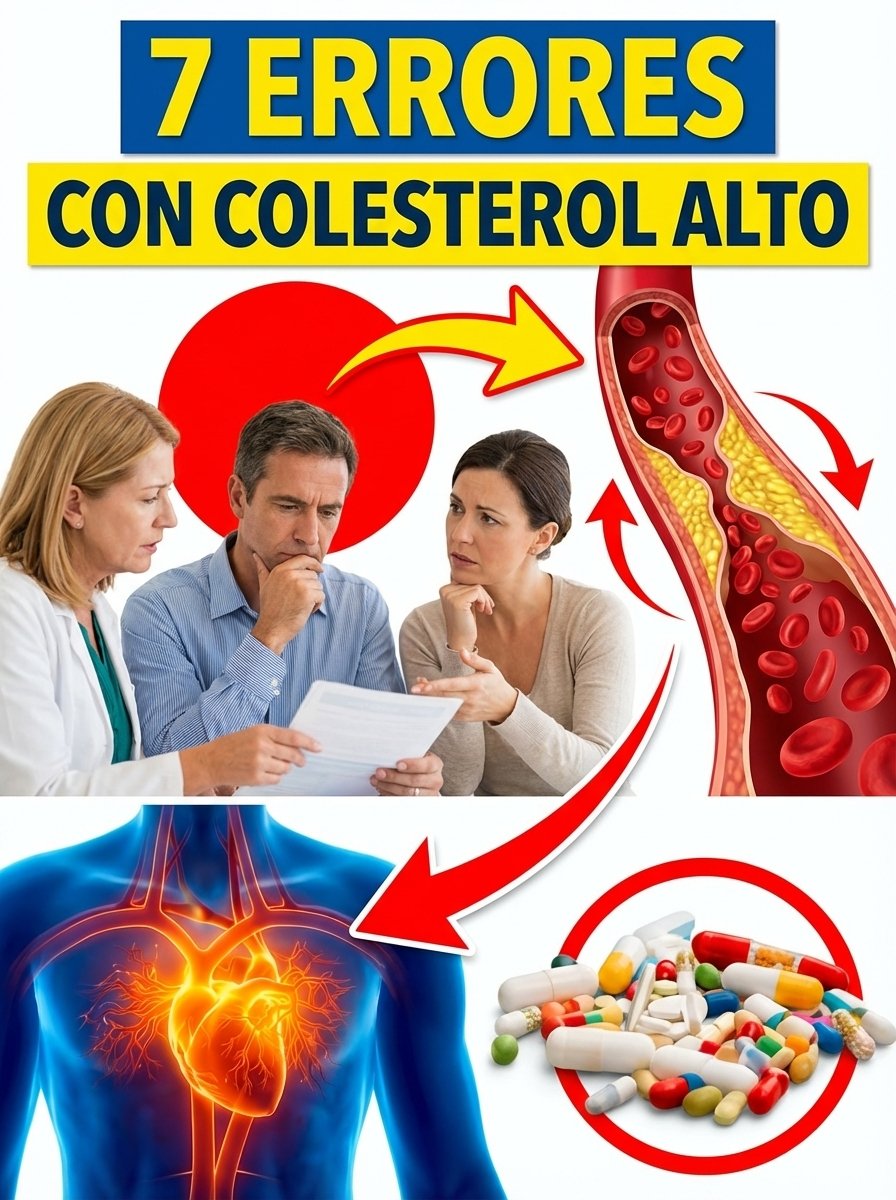¡ALERTA! Si Tienes Colesterol Alto, Estás Cometiendo Estos 7 Errores CRÍTICOS (y el #3 te dejará sin palabras)