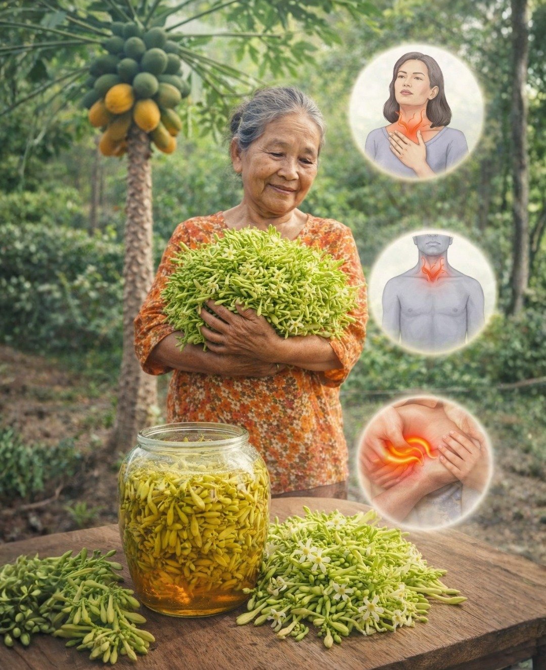 🌿 Descubre las Flores de Papaya Macho: Sus Verdaderos Beneficios, Mitos y Guía de Uso Seguro