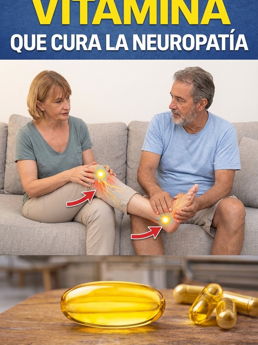 ¡Adiós Hormigueo! La Vitamina Secreta que Tus Nervios Imploran para Piernas y Manos Sin Molestias (¡El 99% No la Conoce!)