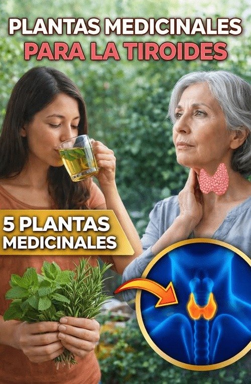 ¡ALERTA! Si tienes más de 50 y te sientes agotado, esto es para ti: 5 plantas y un secreto que tu tiroides te ruega que no ignores (el #1 te sorprenderá)