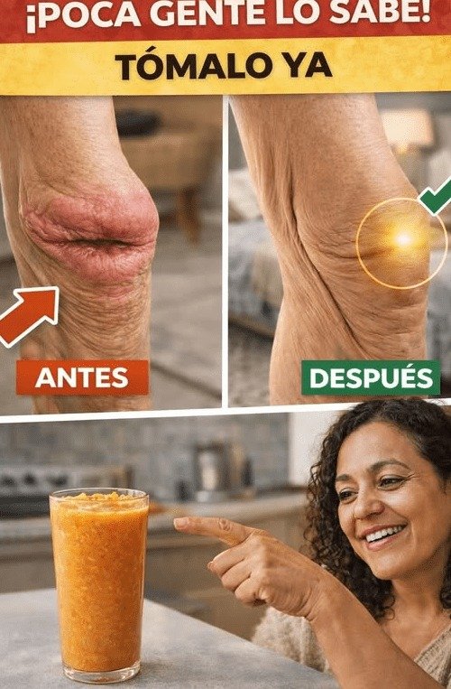 ¡URGENTE si tienes más de 50! El ÚNICO jugo que tus rodillas te están pidiendo para decir adiós a la rigidez y sentirte joven de nuevo