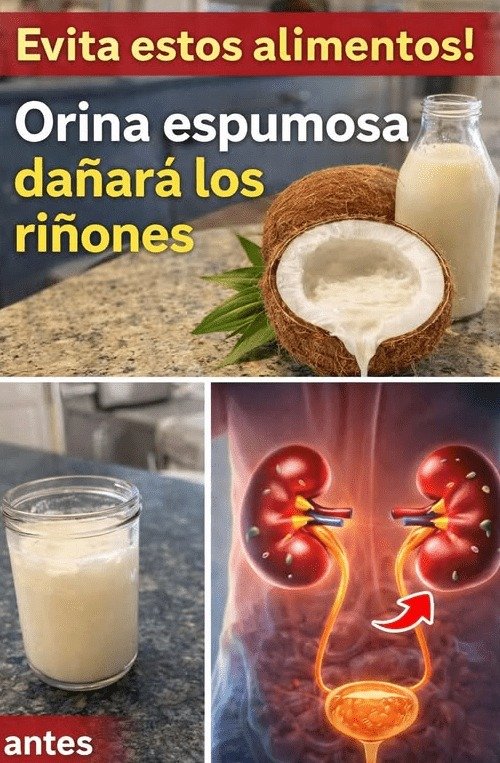 ¿Espuma en tu Orina? ¡ALERTA! Estos 10 Alimentos Están Dañando Tus Riñones en Silencio (Y Deberías Limitarlos HOY Mismo)