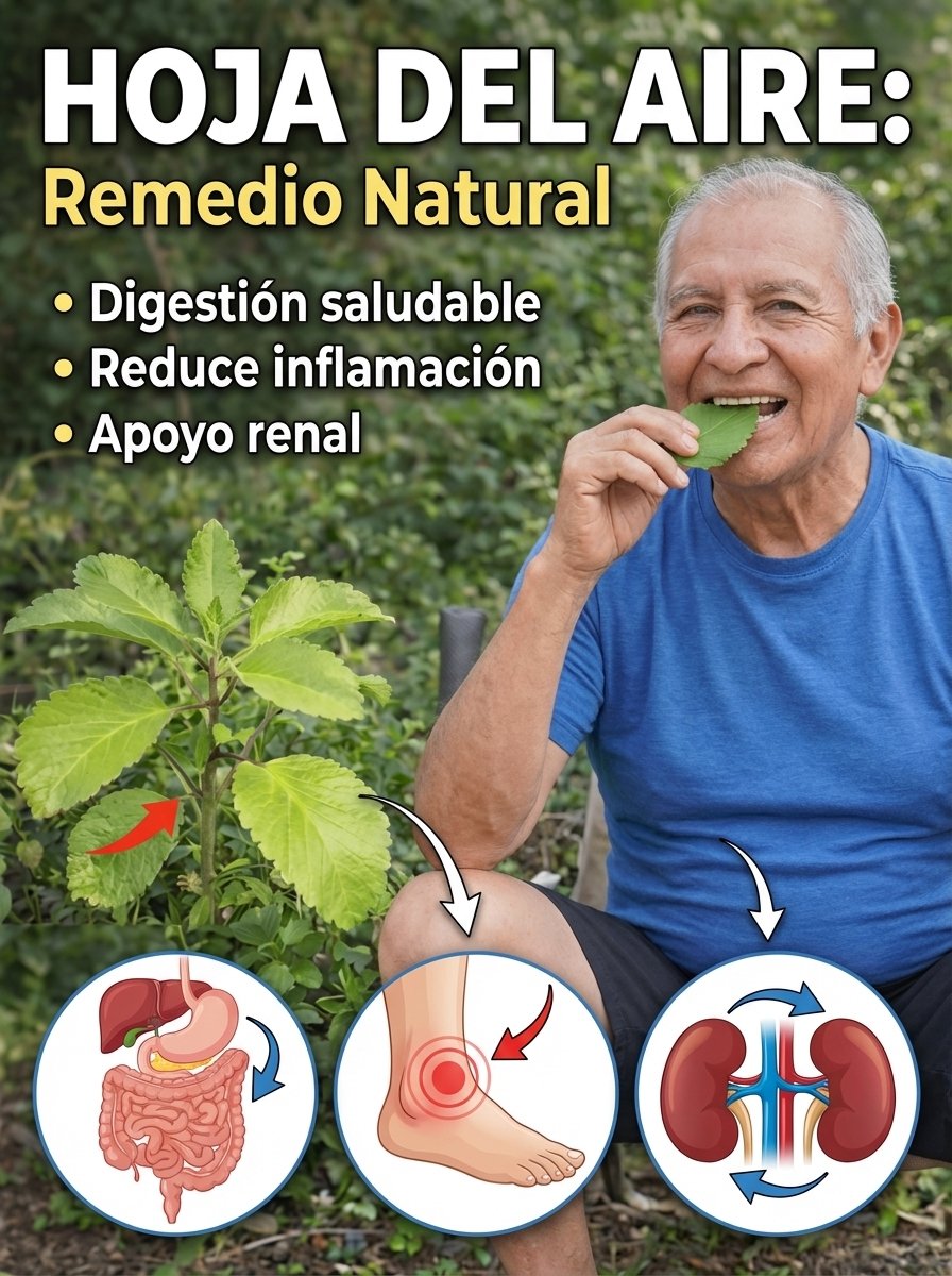 ¡Alerta! ¿Tienes esta planta en casa y la ignoras? El SECRETO ancestral de la "Hoja del Aire" que tus abuelos conocían y la ciencia empieza a confirmar