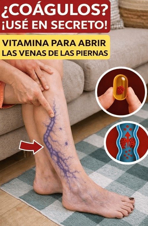 ¡Alerta! Si Sientes tus Piernas Pesadas y Ves Venas, ESTA es la Vitamina 'Olvidada' que Podría Ser Tu Solución Definitiva