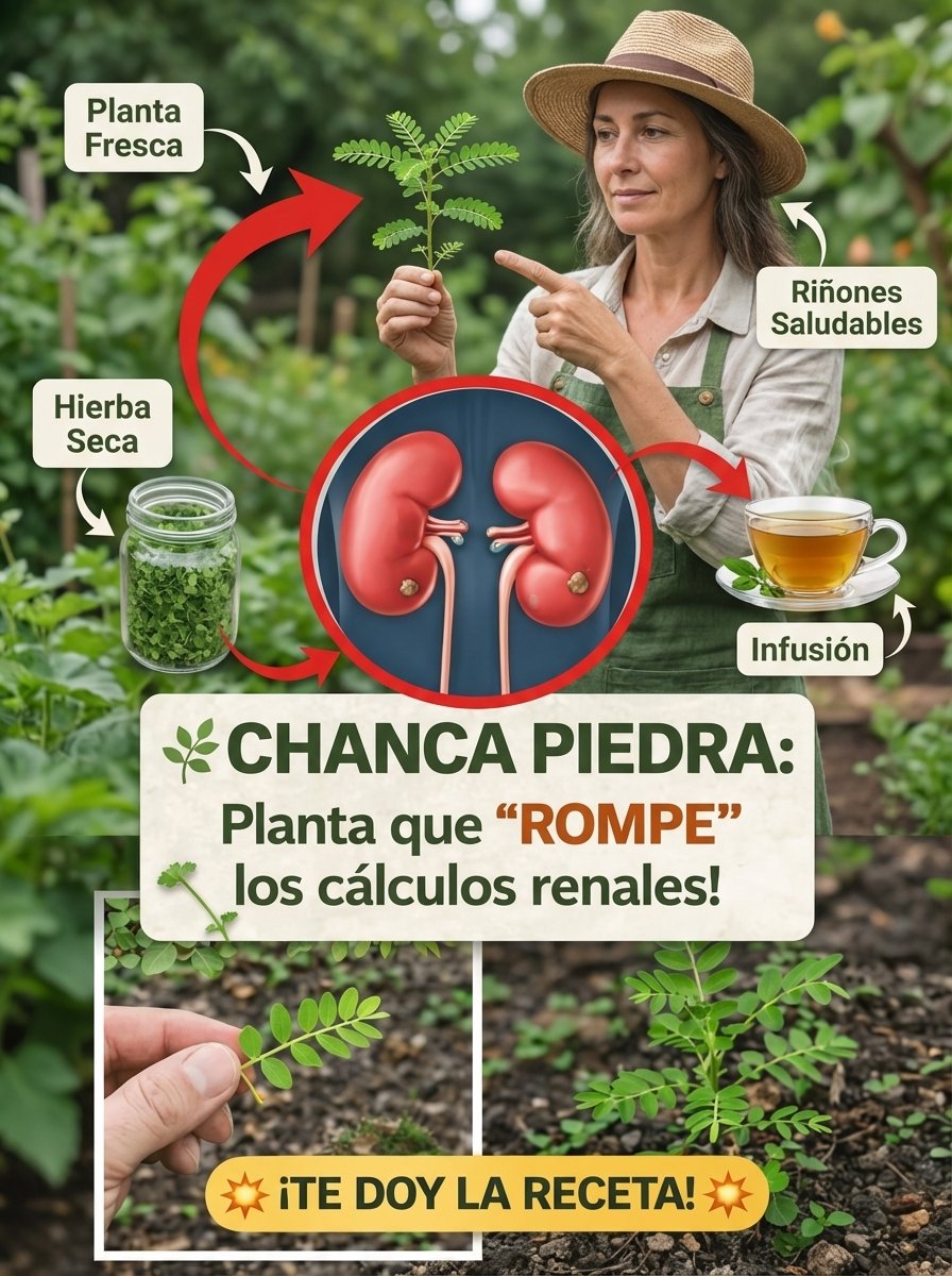 ¡ALERTA! El Secreto Oculto de la Chanca Piedra y tus Cálculos Renales: Lo que NADIE te cuenta antes de que sea tarde