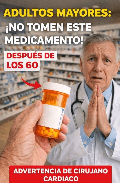 ¡URGENTE! Adultos Mayores: El Secreto Oculto de un Medicamento Común que Podría Estar Dañando Tu Corazón Después de los 60 (¡Evita este error FATAL!)