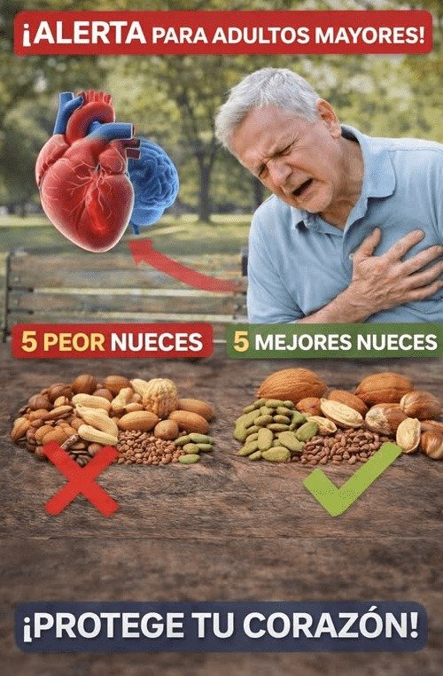 ¡ATENCIÓN Mayores de 60! El 90% come ESTOS frutos secos y no lo sabe: Descubre cuáles elegir para una vida plena HOY