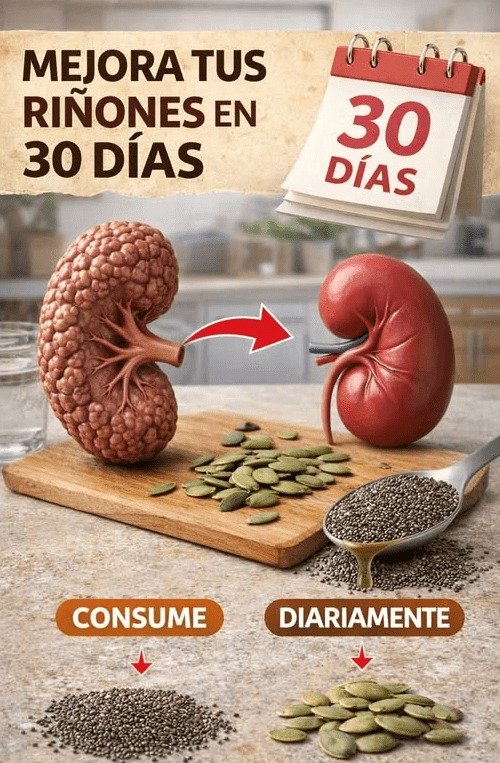 ¡No ignores estas SEÑALES! Transforma tus Riñones en 30 Días con 5 Superalimentos que Nadie te ha Contado
