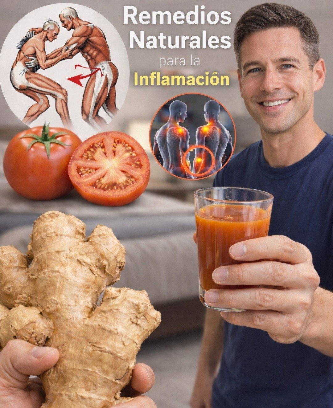 Potencia tu Energía Naturalmente: Guía para Preparar un Suplemento Casero con Jengibre y Tomate