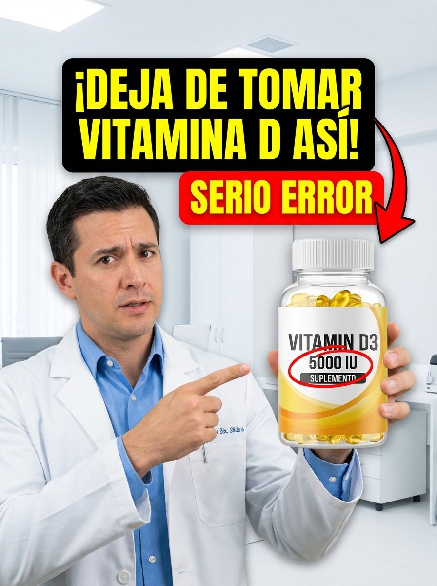 ¡Alerta! Si Tomas Vitamina D, Estos 5 Errores Te Están Robando la Energía y Debilitando (¡El #3 Es Clave!)