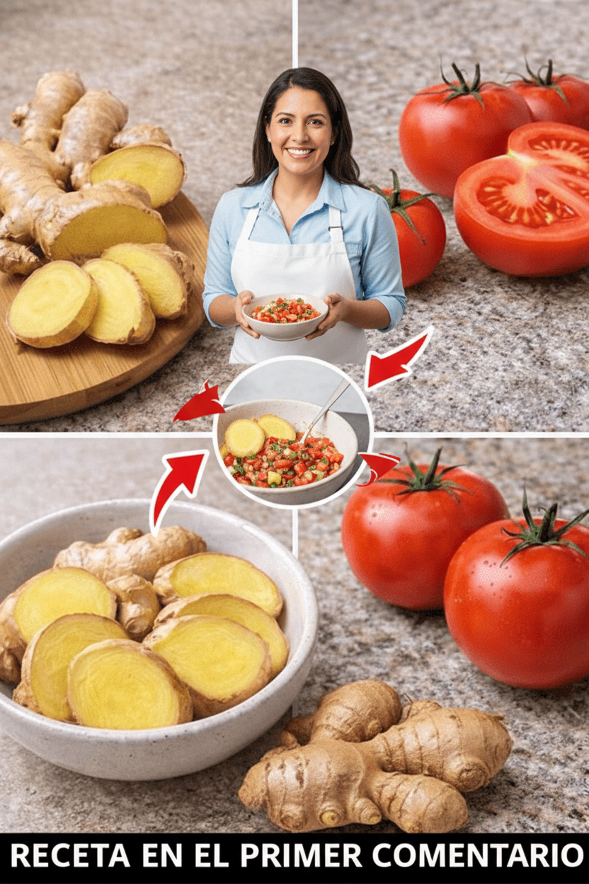 Despídete de la Fatiga: Prepara una Bebida Energizante de Jengibre y Tomate en Casa