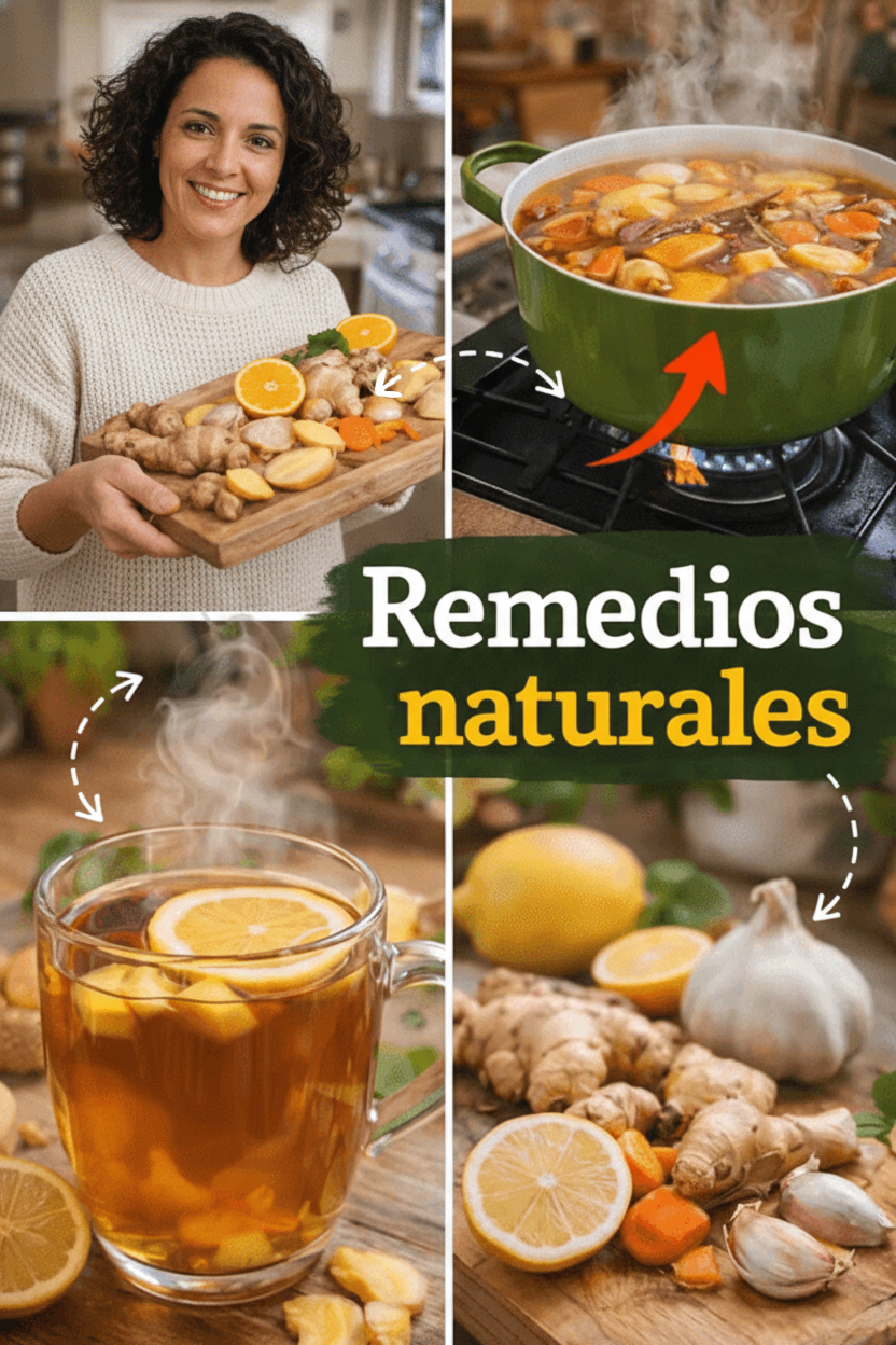 Impulsa Tu Bienestar Cotidiano: Guía Completa de Infusiones y Sopas con Jengibre, Limón y Ajo
