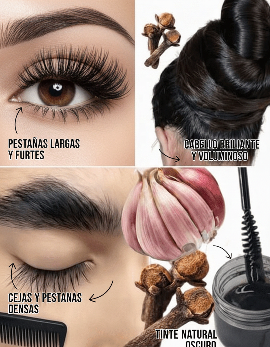 Desafío de 1 Semana para Pestañas y Cejas Radiantes: El Poder del Clavo y el Romero