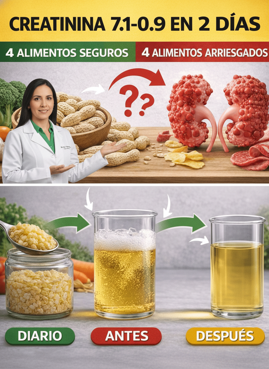 Transformación Renal en 48 Horas: De Creatinina 7.1 a 0.9 – Tu Guía Esencial de Grasas para Proteger tus Riñones