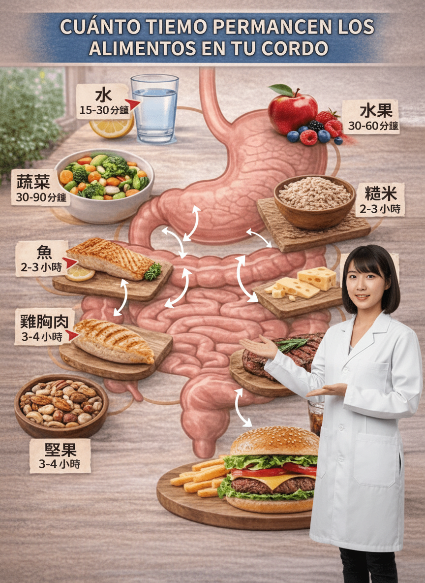 Tiempo de Digestión de los Alimentos: Conoce el Proceso Digestivo para una Salud Óptima y Evita Malestares
