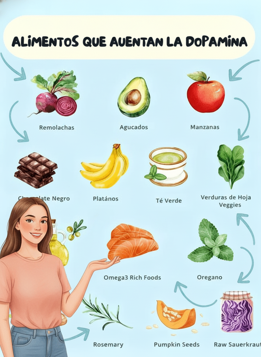 Alimentos Cotidianos: ¿El Secreto para un Equilibrio de Dopamina Saludable?