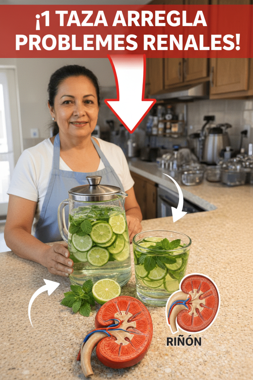 Agua Infundida con Pepino, Lima y Menta: ¿El Elixir Refrescante para la Salud Renal y el Bienestar Diario?