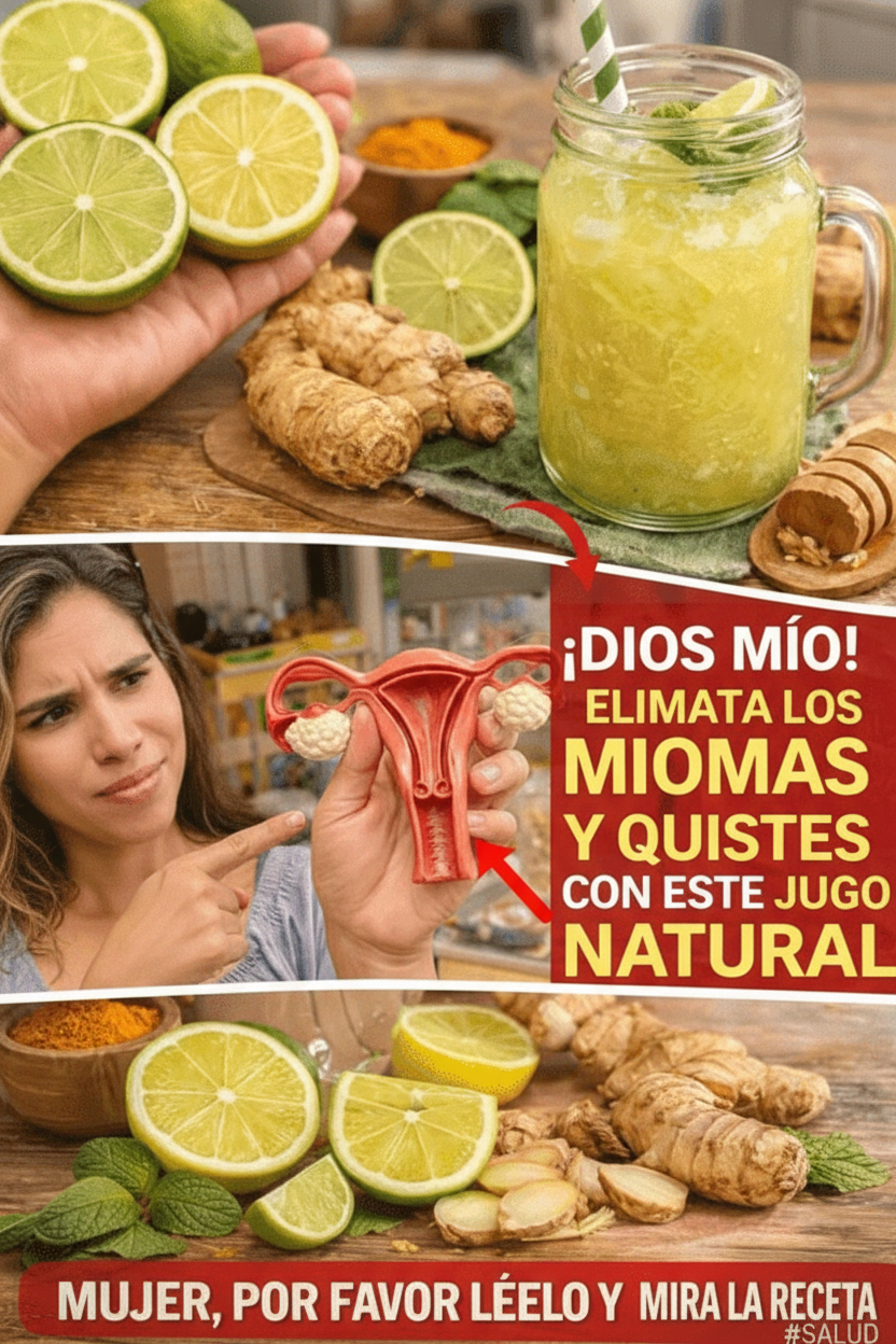 Potencia tu Bienestar Femenino: Receta de Jugo Natural con Limón, Jengibre y Cúrcuma