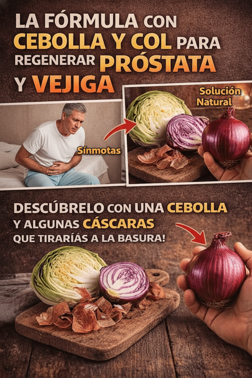 La Cebolla y la Col: Aliados Naturales para Potenciar la Salud de Próstata y Vejiga en tu Día a Día