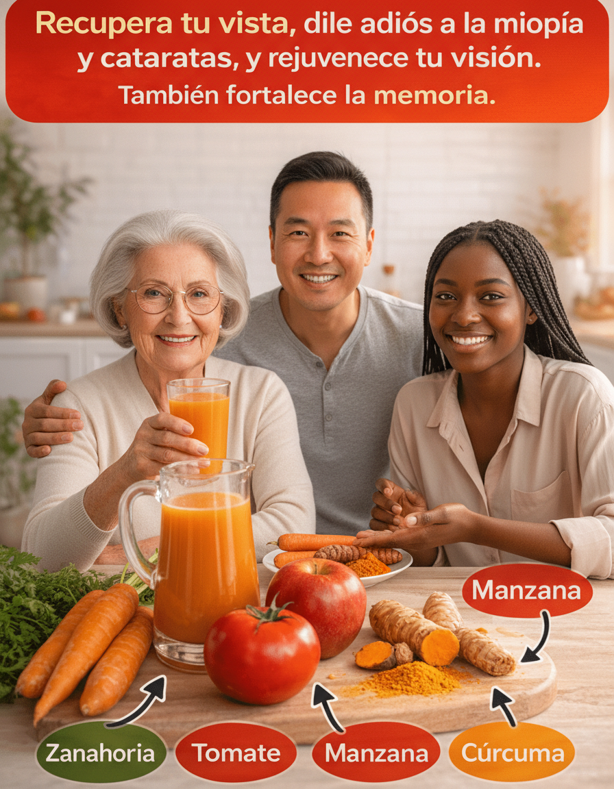 Licuado Antioxidante Potente: Mejora tu Vista y Potencia tu Memoria de Forma Natural