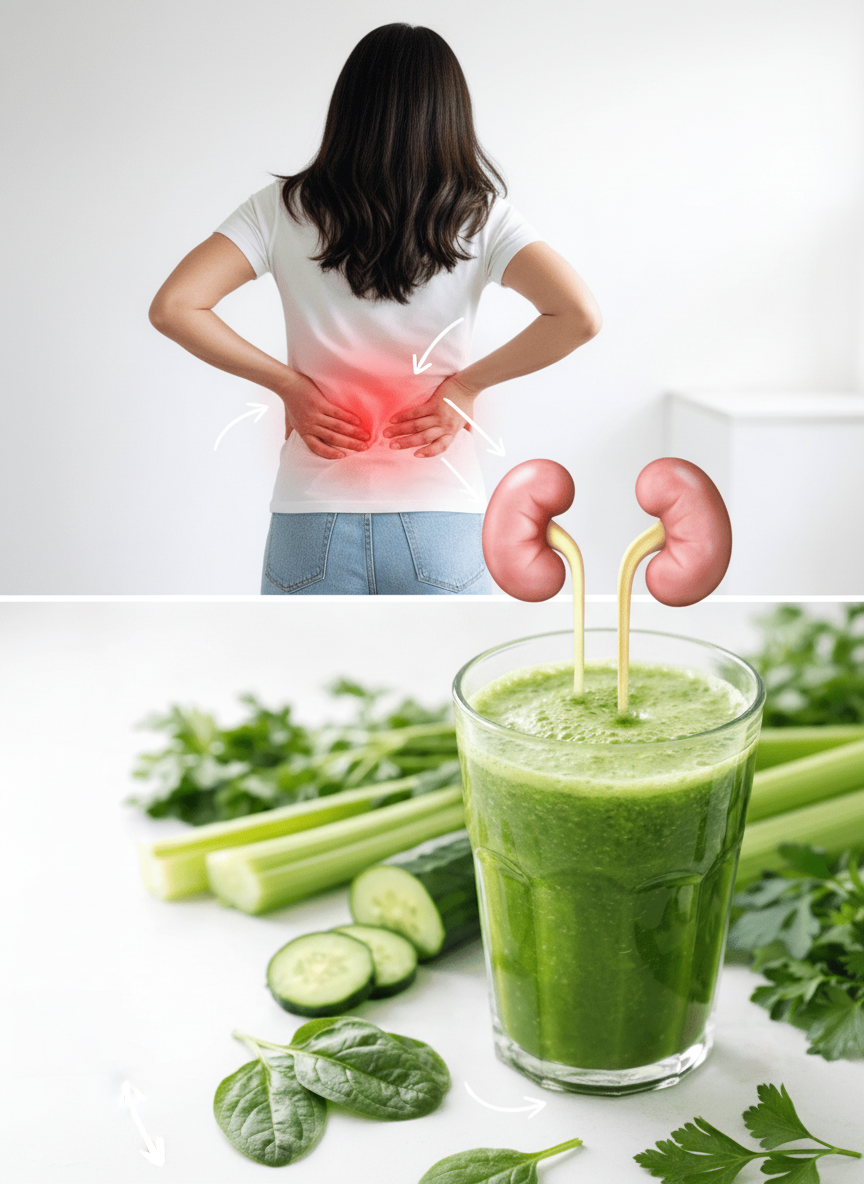 El Secreto Verde para Tus Riñones y Espalda: Batidos que Transforman tu Bienestar