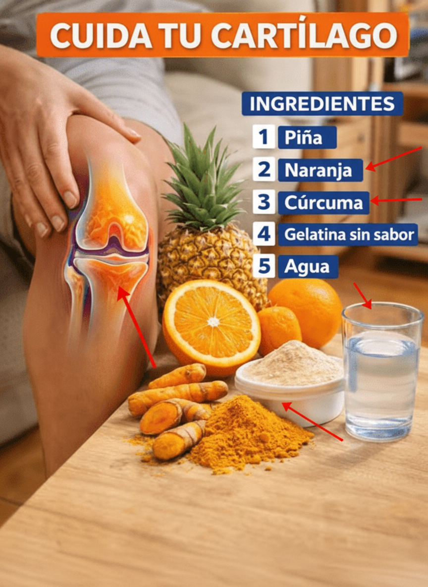 Revitaliza tus Articulaciones: Hábitos Naturales y un Potente Batido para el Bienestar del Cartílago