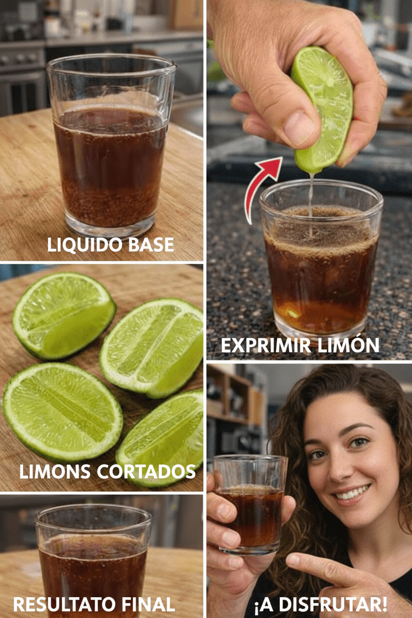 Revitaliza Tus Noches: Prepara una Refrescante Mezcla de Lima y Cola para una Explosión de Energía Natural