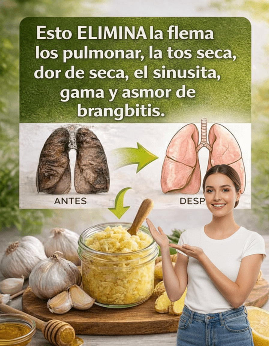 Descubre la Poderosa Mezcla de Ajo y Jengibre: Tu Aliado Natural contra la Tos, Flema y Problemas Respiratorios