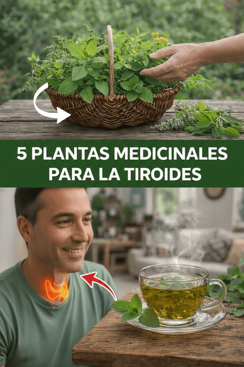 Optimiza tu Salud Tiroidea: 5 Plantas Medicinales Esenciales para un Bienestar Natural y Equilibrado