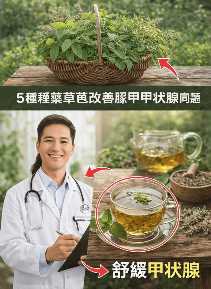 Harnessing Nature: 5 Herbs to Support Thyroid Function and Manage High Blood Pressure