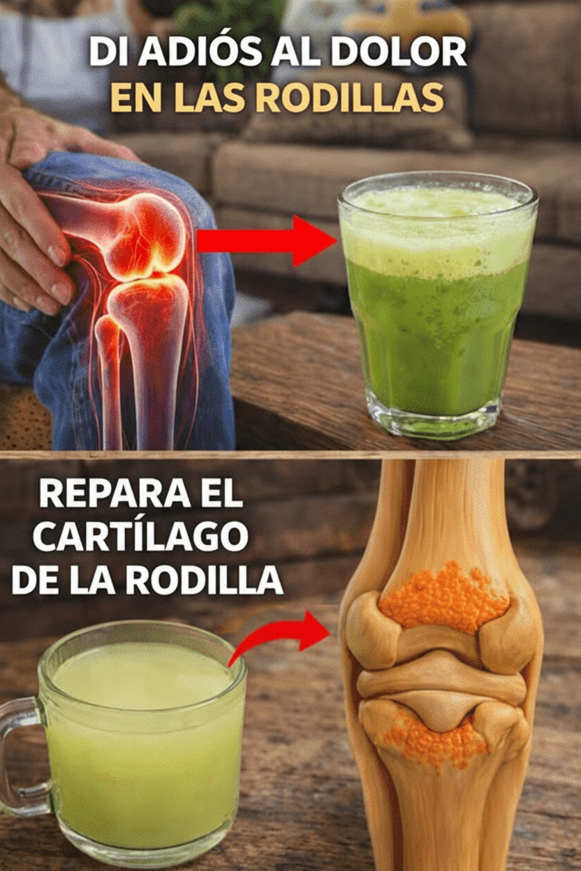 Salud Articular en Mayores: Recetas de Bebidas Naturales para Proteger el Cartílago de las Rodillas
