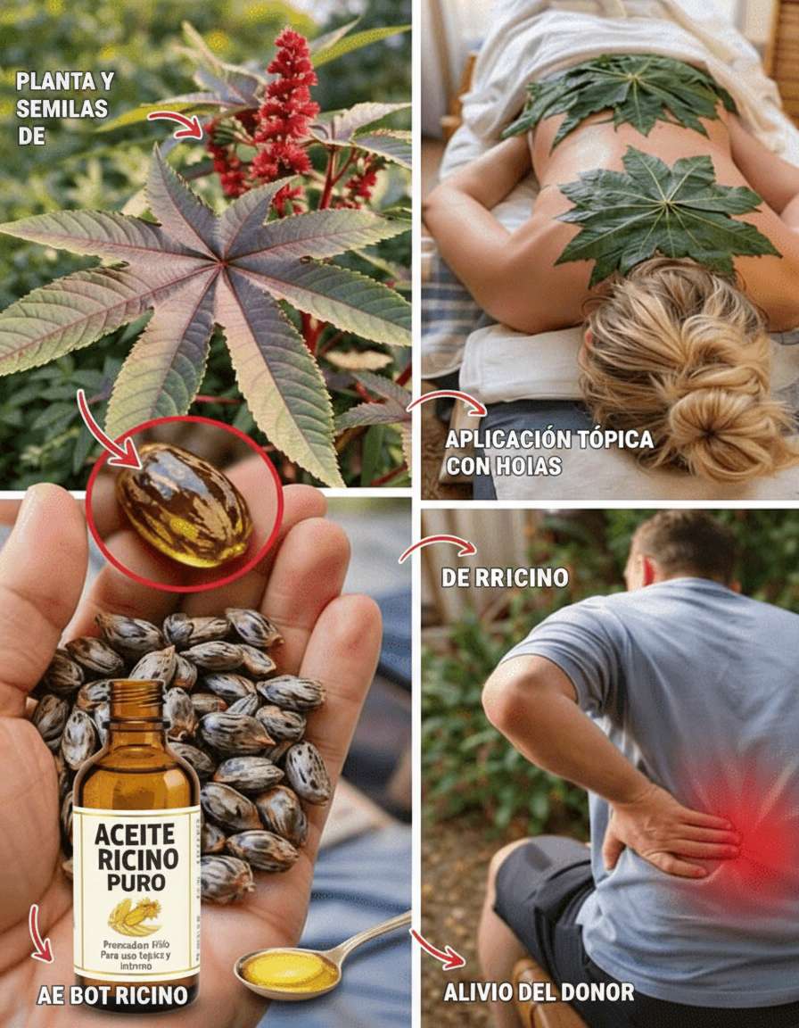El Aceite de Ricino: Un Aliado Natural para el Cabello Radiante y Articulaciones Confortables en tu Rutina Diaria