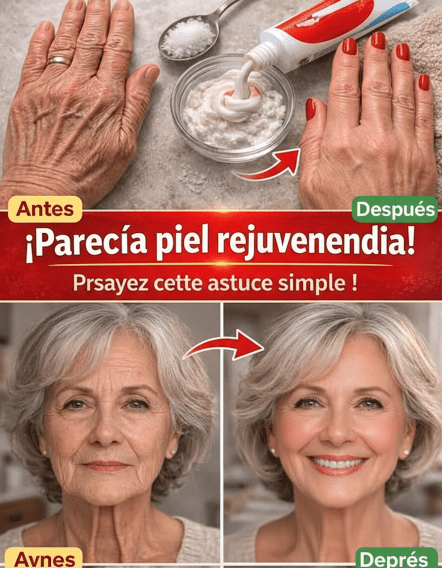 Adiós Arrugas y Manchas: Descubre el Poder de la Pasta de Dientes y Sal para una Piel Renovada en Manos y Brazos