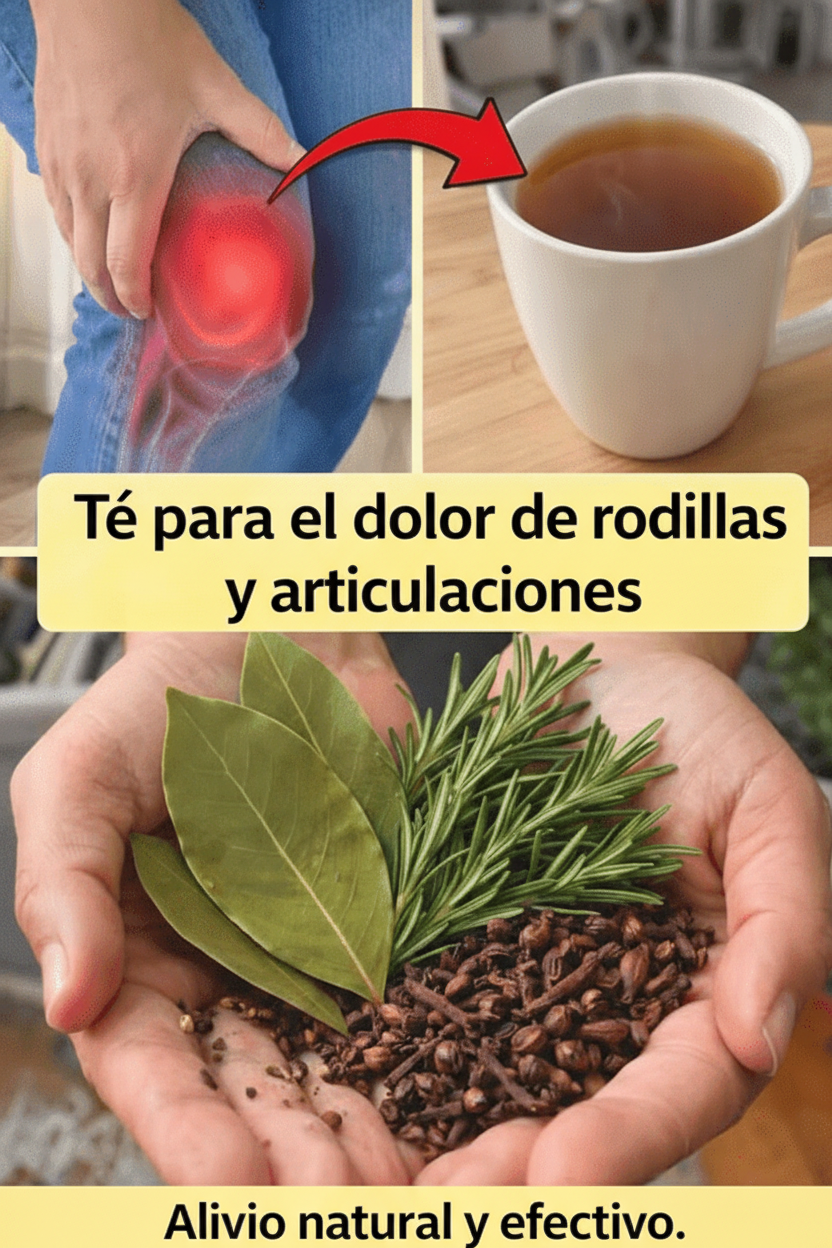 Infusión Milenaria: Laurel, Romero y Clavo para Aliviar el Dolor de Rodillas y Fomentar la Salud Articular